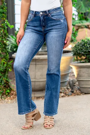 Brandy Jo Mid Skinny Bootcut Jeans