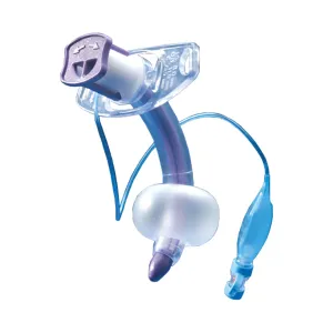 Smiths Medical ASD, Inc. BLUselect Tracheostomy Tube with Wedge, Cuffed, Non-Fenestrated, Size 9.0